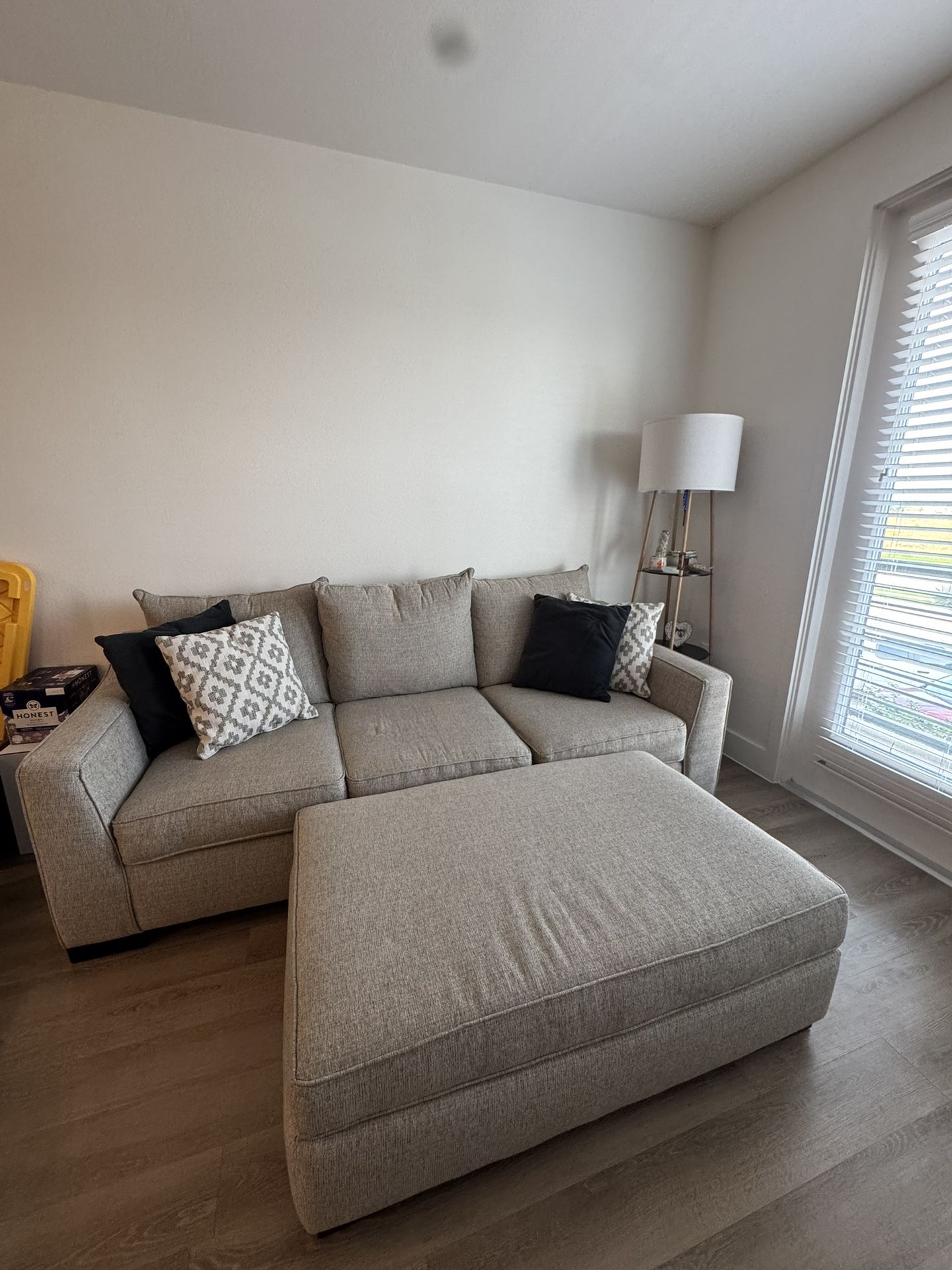 Couch and Ottoman
