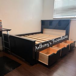 Full bed and drawers