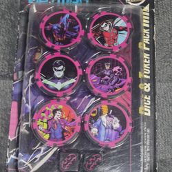 Heroclix Tokens And Dice.