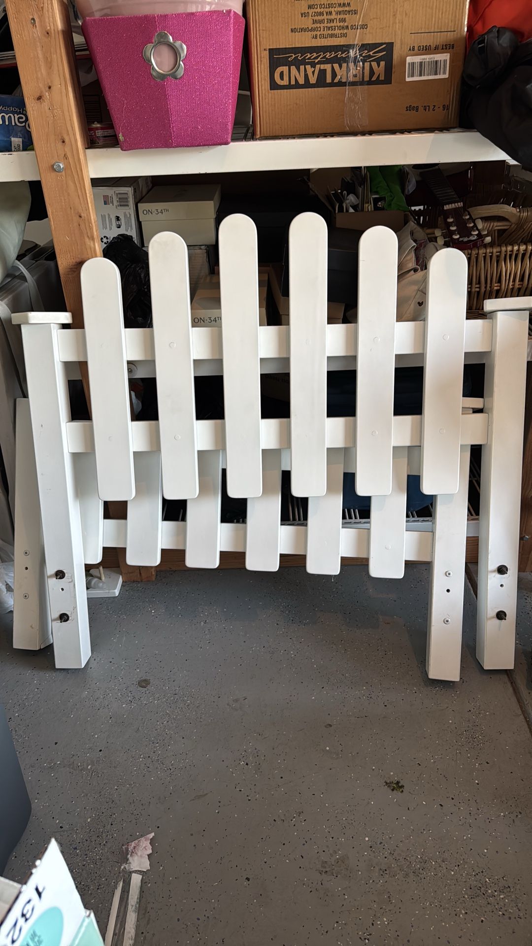 Twin size headboard/footboard/bed frame.