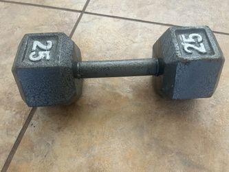 25lb Dumbell.