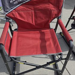 Red mac rocker chair