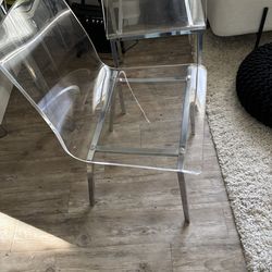 Acrylic chairs