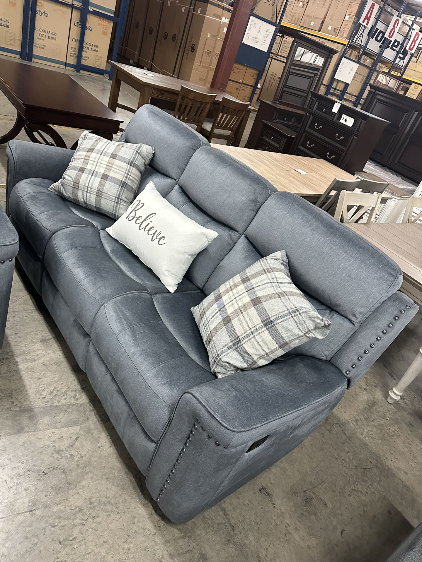 Brand New Reclining Sofa & Reclining Loveseat