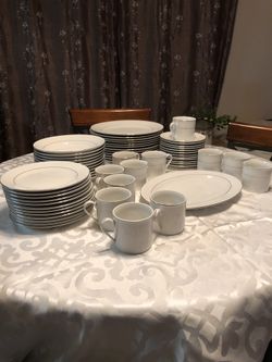 Fairfield Chinaware platinum ,platos ,tazas