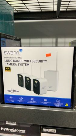 Swann MaxRanger4K Mini WiFi Security Camera System $200