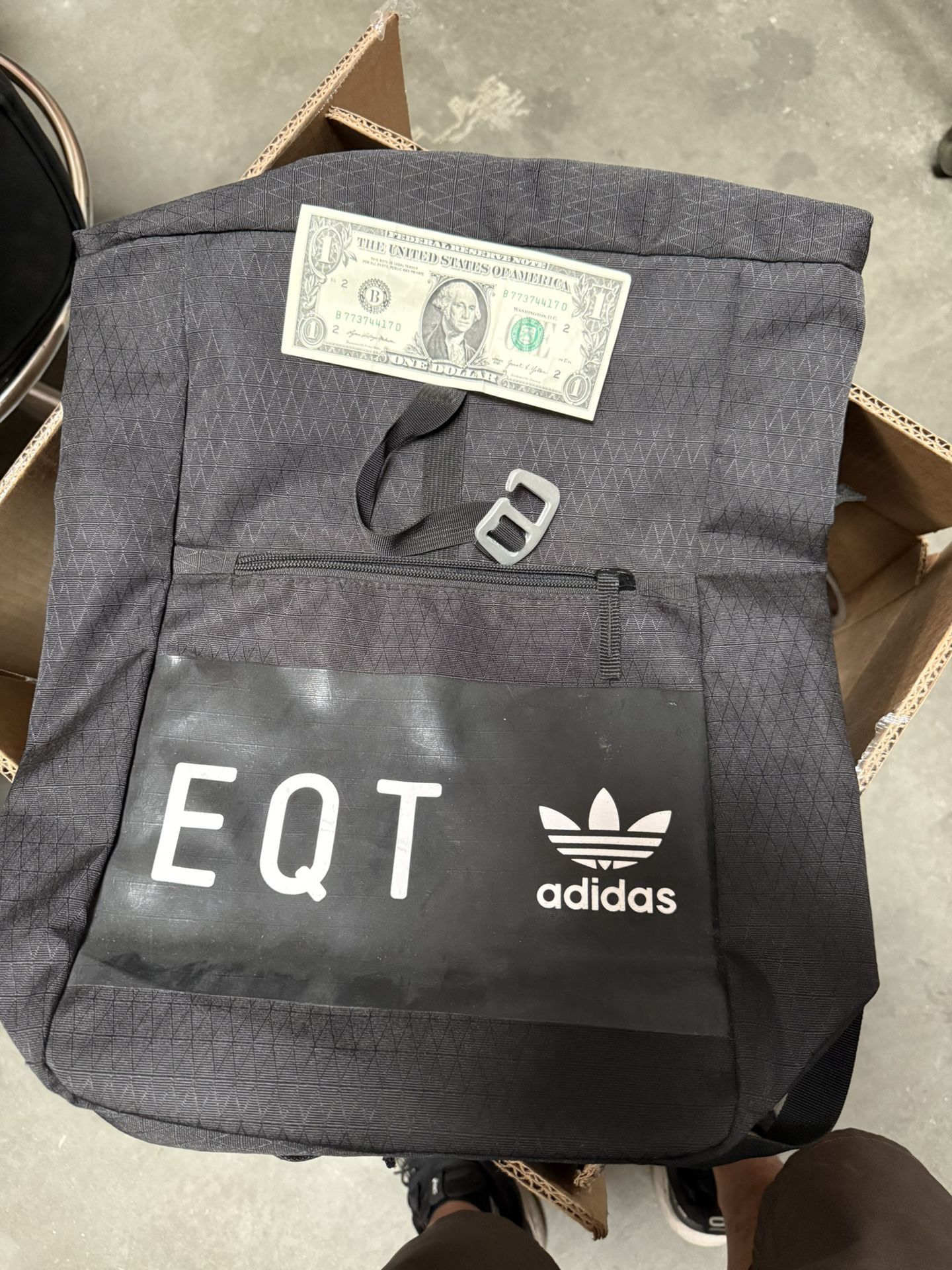 Adidas EQT Zipper Backpack Many Pockets