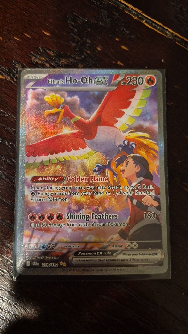 Mega Charizzard X, ETHANS Ho-Oh Ex, Oricorio Ex