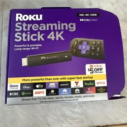 Roku And Flat Screen Tv 