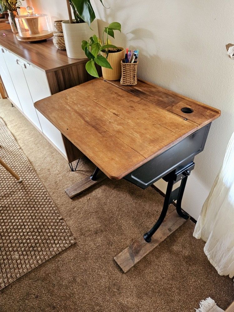 Vintage School Desk