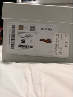 Burberry sandals
