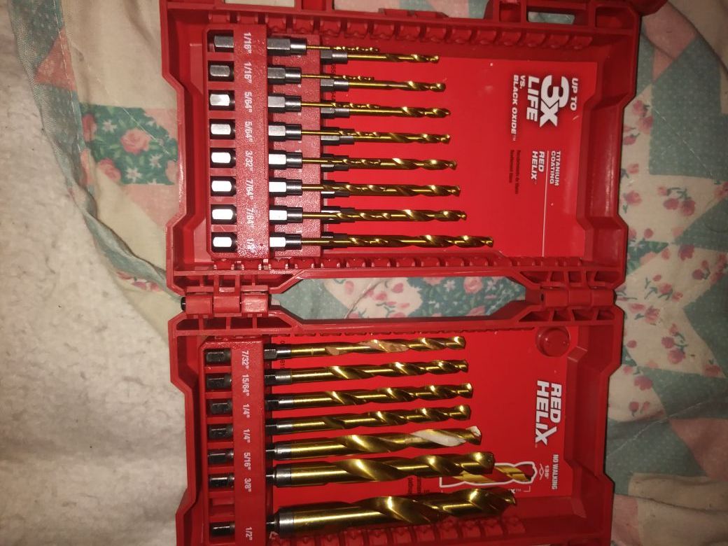 Milwaukee shockwave bits 3 box set for $60