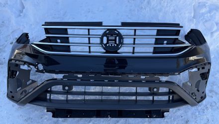 BLACK VW TIGUAN 2022 2023 2024 FRONT BUMPER ORIGINAL