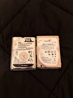 Two Laptop Hard Drives