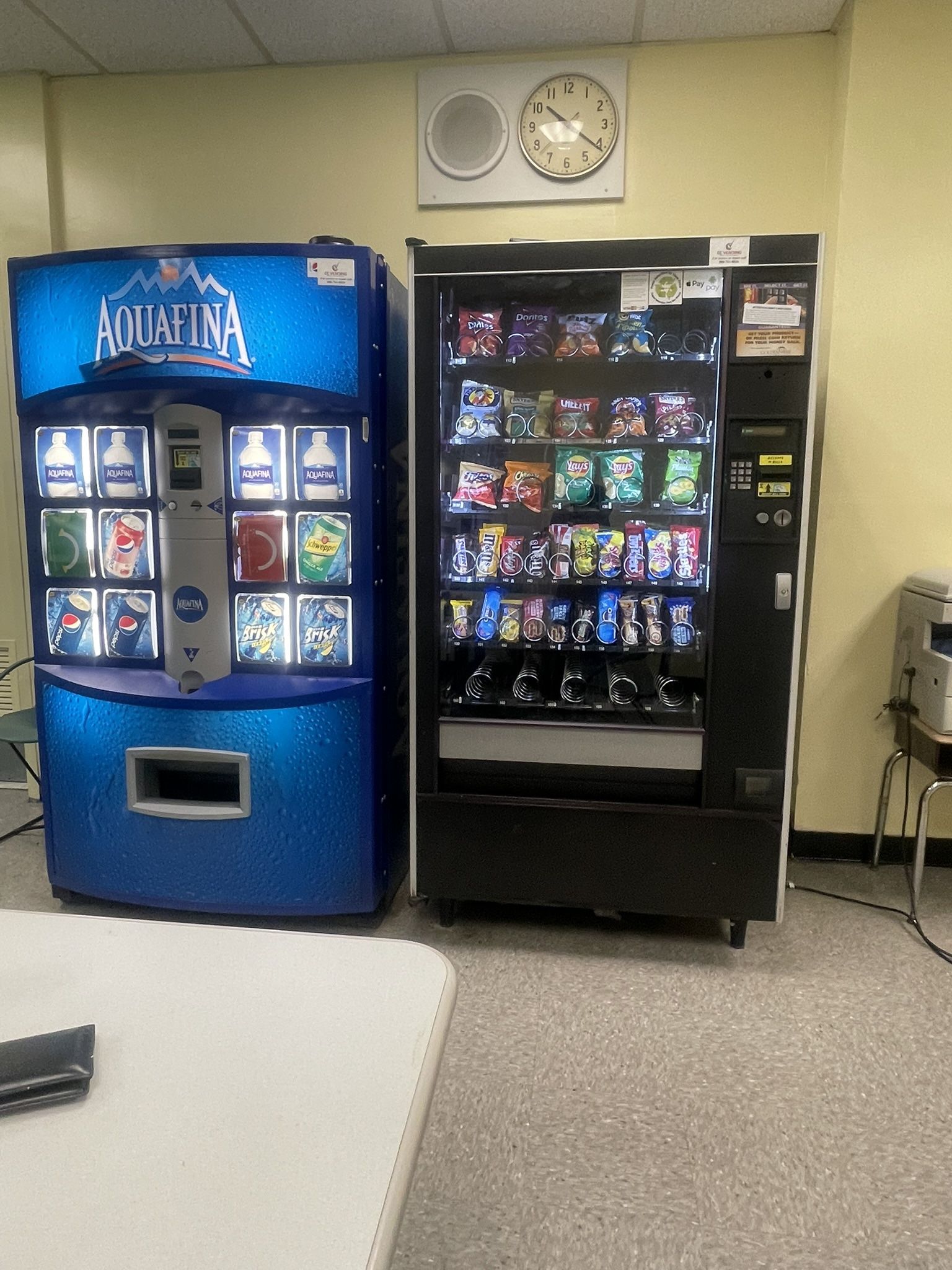 2 Vending Machines & Location