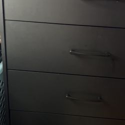 Black 8 Drawer Dresser