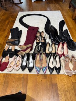 Women's Shoes Lot - Heels, Boots, Flats, Sandals