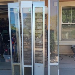 Pet Dog Cat Door Sliders 6ft Or 8ft Tall $40-$70 each Read Description See All Photos