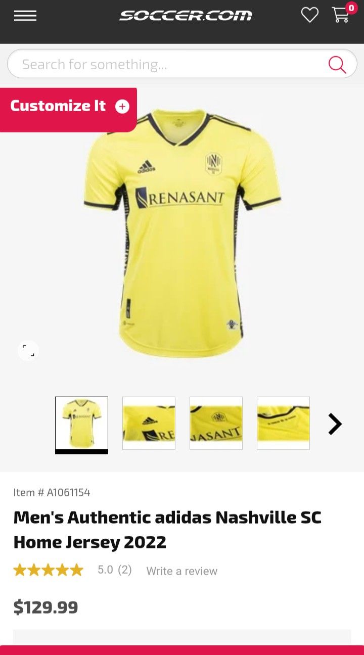 Nashville SC Jersey