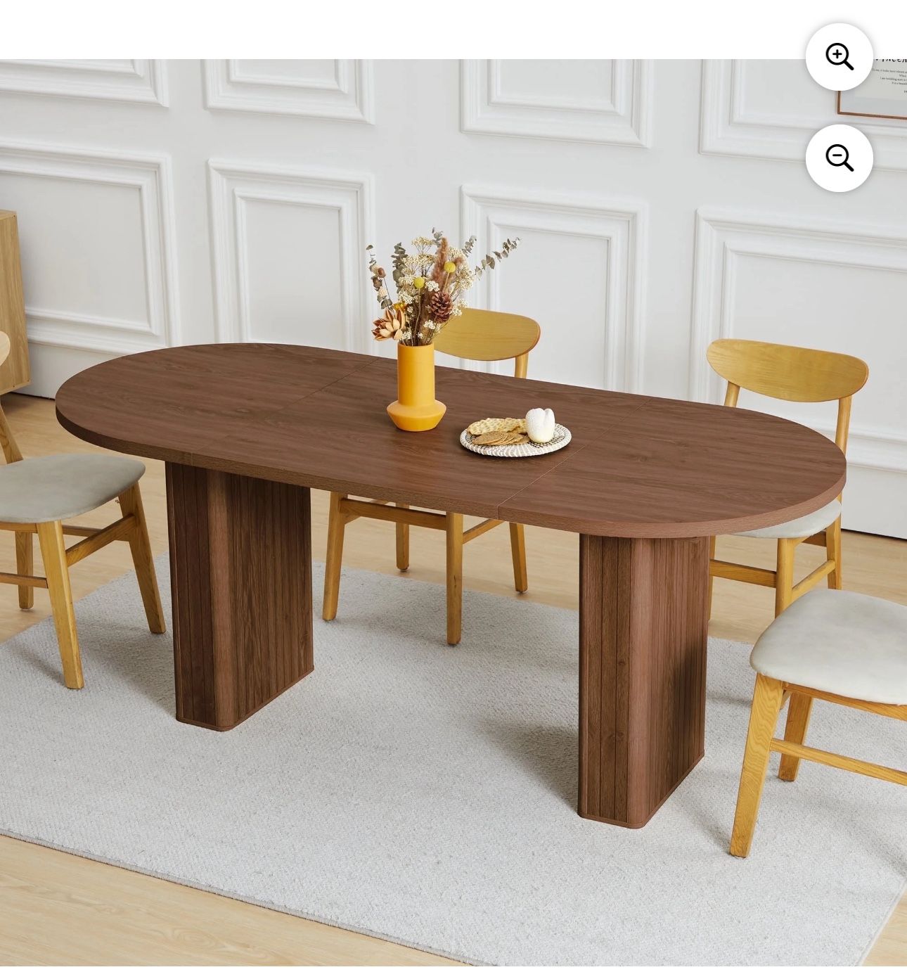 70.8 Inch Dining Table for Rustic Farmhouse,