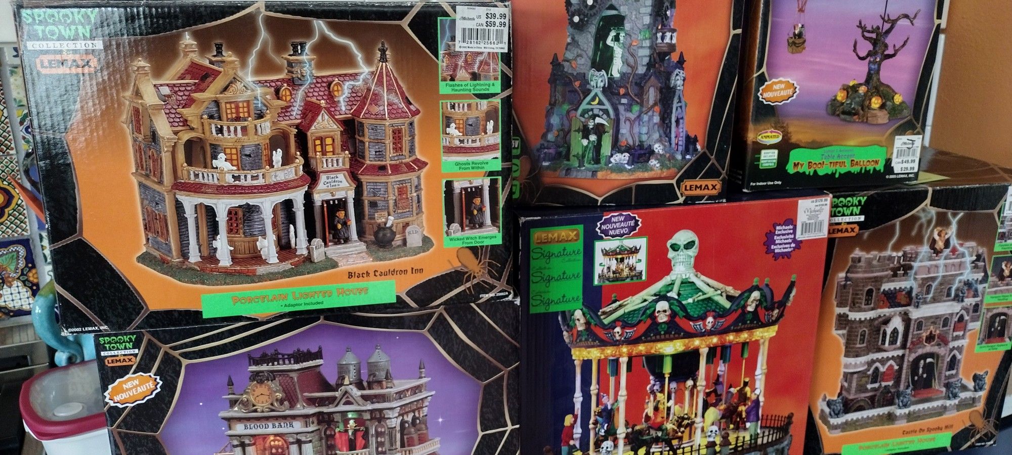 Lemax Spooky Town Halloween Villages and Accessories