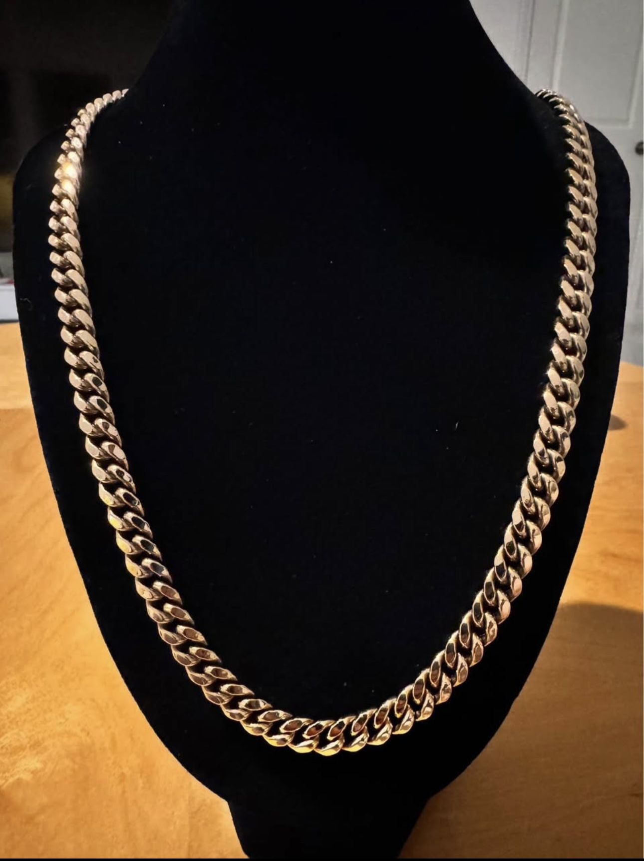 14k Cuban Link Chain - 22 inch, 7.5mm