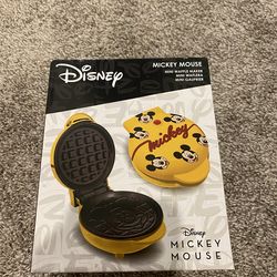 Disnep Mickey Mouse mini waffle maker Disney  brand new