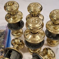 Schlage Brass Interior Door Knobs 