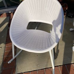 Wicker rocker
