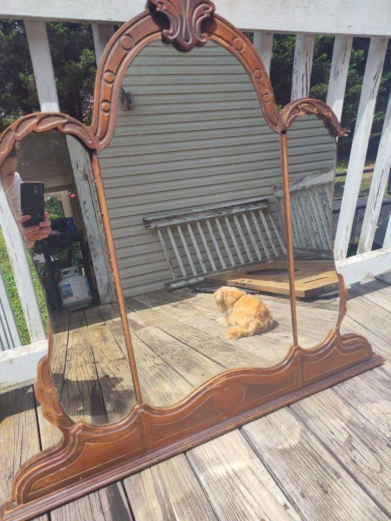 Antique Hanging Mirror