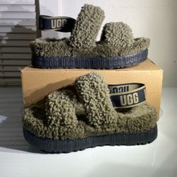 Oh Fluffita Uggs in green