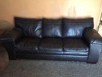 Sofa and Love Seat 2 Piece (slightly used) Chocolate Brown"