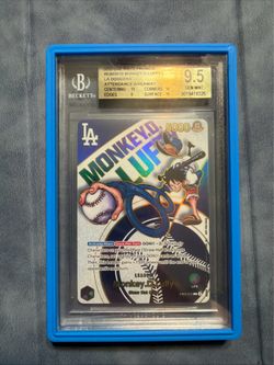 LA Dodgers One Piece Promos EB02010 Monkey D. Luffy BGS 9.5