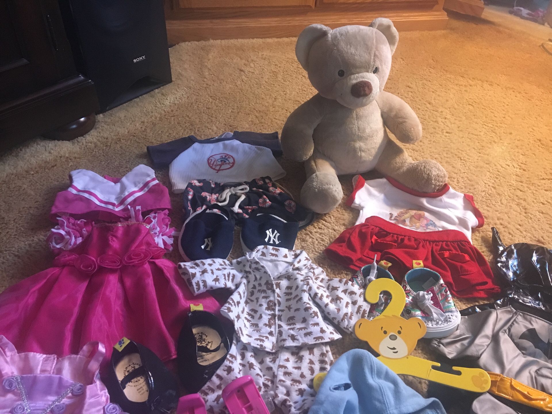 Classic build a bear,-and lots of accessories