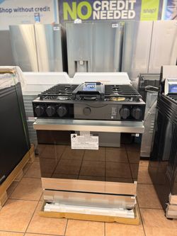 Samsung Bespoke Slide In Gas Range Air Fry Air Sous Vide and Convection Oven