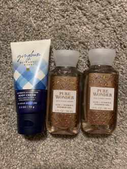 Pure Wonder Shower Gel & Gingham Body Cream