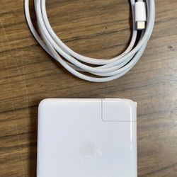 Original Apple Macbook Charger 61 watts and Original usb type c cable