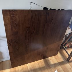 IKEA Ensta Table Espresso Brown With 2 Stools