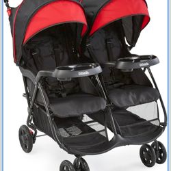 Kolcraft Cloud Plus Lightweight Double Stroller Side-by-Side