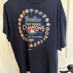 Classic New York Yankees 2009 World Series Champions T-Shirt