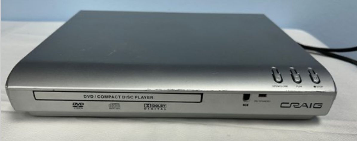 CRAIG DVD/CD-RW/CD PLAYER MODEL CVD327