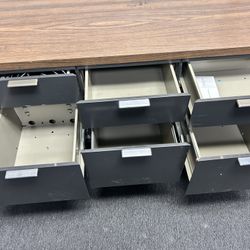 Low File Cabinet With Drawers 