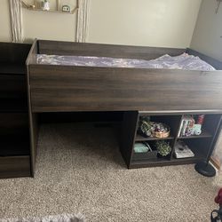 Twin Bedroom Set ( Grey) 