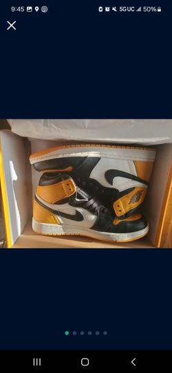 Jordan 1 Retro High OG Taxi 7.5