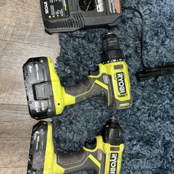 Ryobi Drill Set