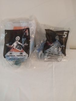 (2) 2001 MCDONALDS MONSTERS INC. HAPPY MEAL TOY #2 Sulley, #5 Waternoose  NIB