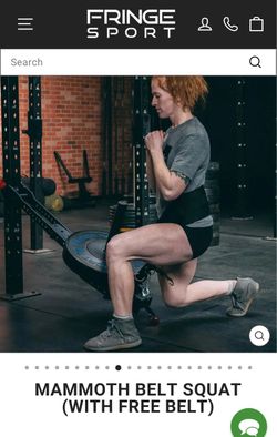 Fringe Sport Mammoth Belt Squat and Handle