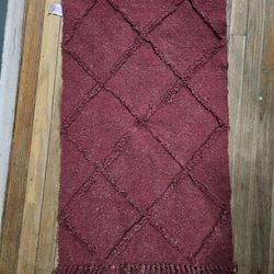 40x22 Red Area Rug