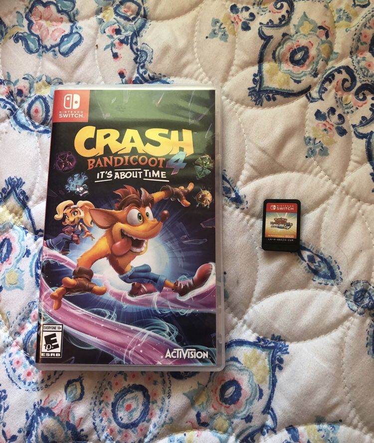 Pokemon Mystery Dungeon Rescue Team DX & Crash Bandicoot 4 for Nintendo Switch