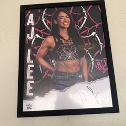 WWE AJ Lee Autograph 